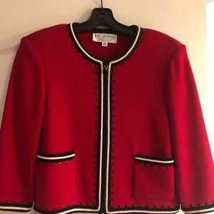 Timeless St. John Suit Jacket with Matching Skirt